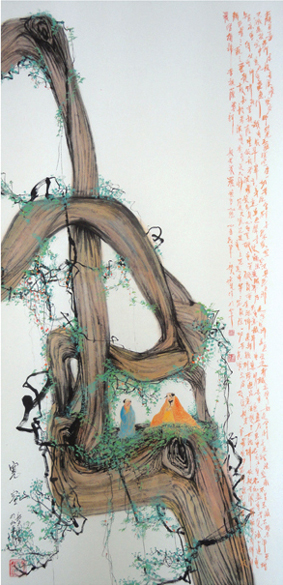 宽容 136×68cm 2008年作